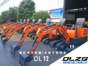 熱銷款無(wú)尾DL12迷你挖掘機(jī)